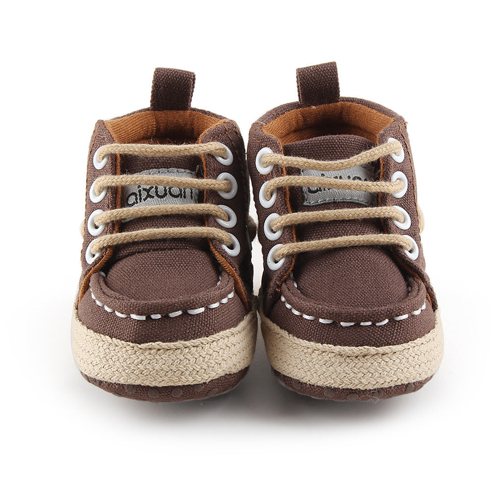 Cotton Baby Shoes – Jacket Jeans Look, Soft & Stylish for Toddlers - Pocketful Of Hugs