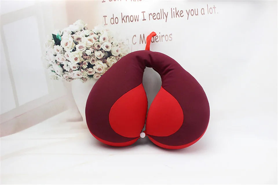 U-Shape Baby Neck Pillow – Soft Travel Head Support for Car Seats & Strollers - Pocketful Of Hugs