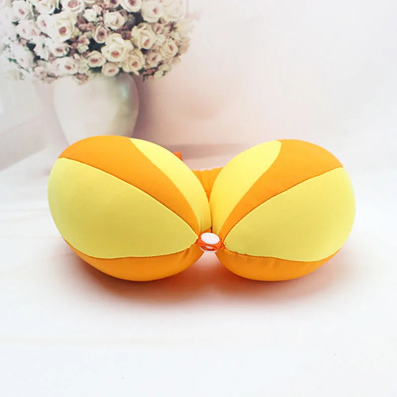 U-Shape Baby Neck Pillow – Soft Travel Head Support for Car Seats & Strollers - Pocketful Of Hugs