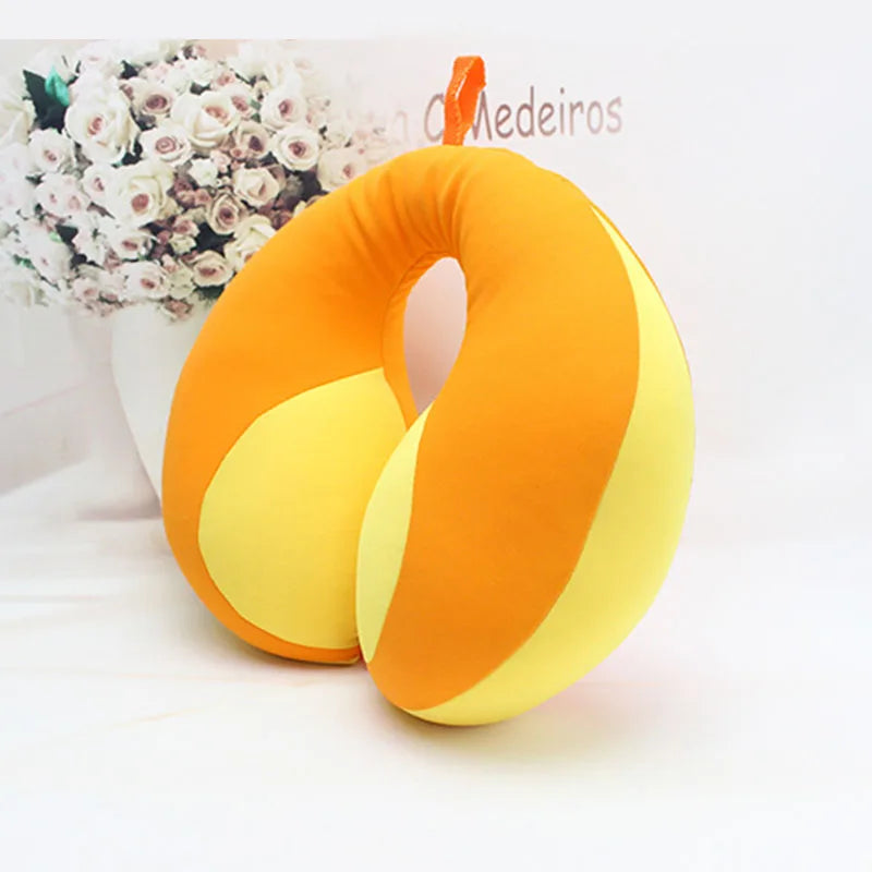 U-Shape Baby Neck Pillow – Soft Travel Head Support for Car Seats & Strollers - Pocketful Of Hugs
