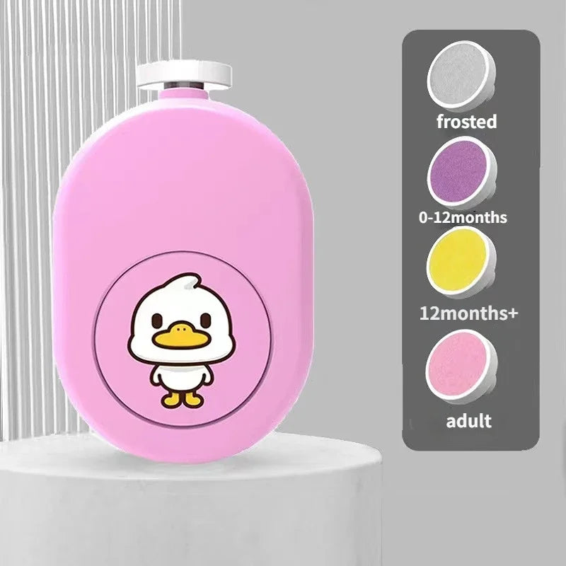 Electric Baby Nail Trimmer – Safe Nail Filer & Manicure Set for Newborns - Pocketful Of Hugs