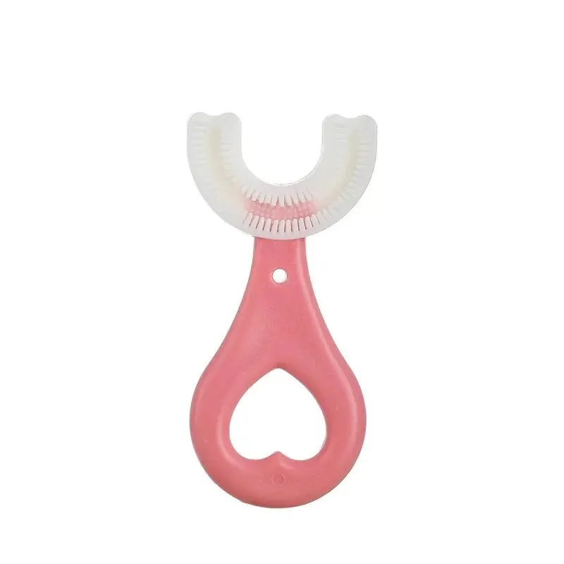 2-Pack U-Shaped Kids Toothbrush – Soft Silicone Brush for Toddlers - Pocketful Of Hugs