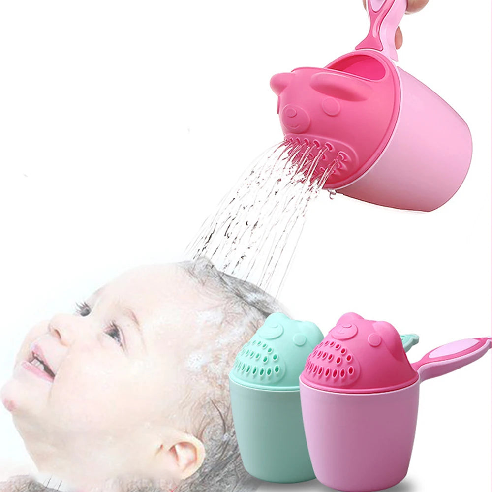 Baby Shampoo Rinse Cup – Cute Cartoon Bath Tool for Toddlers & Kids - Pocketful Of Hugs