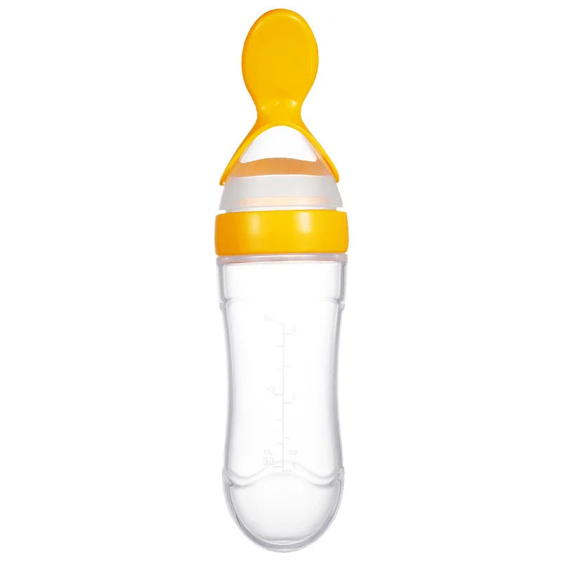 Silicone Baby Feeding Spoon – Dolphin Design Rice Cereal Dropper for Newborns - Pocketful Of Hugs