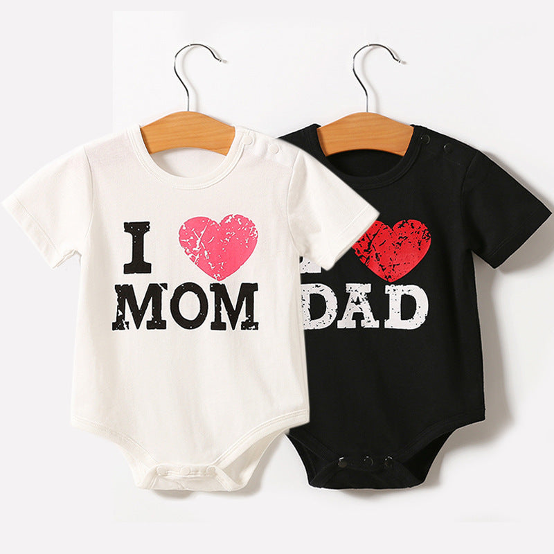 Short Sleeve Pullover Baby Romper - Pocketful Of Hugs
