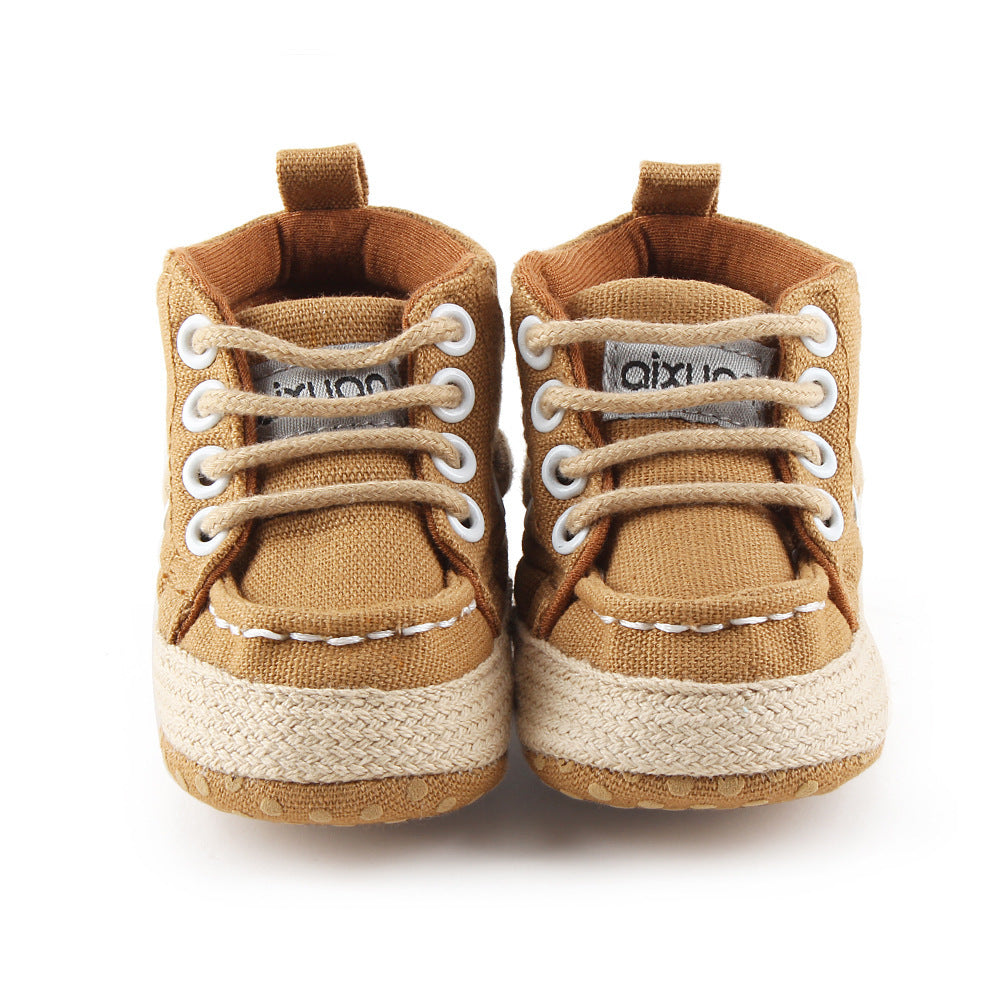 Cotton Baby Shoes – Jacket Jeans Look, Soft & Stylish for Toddlers - Pocketful Of Hugs