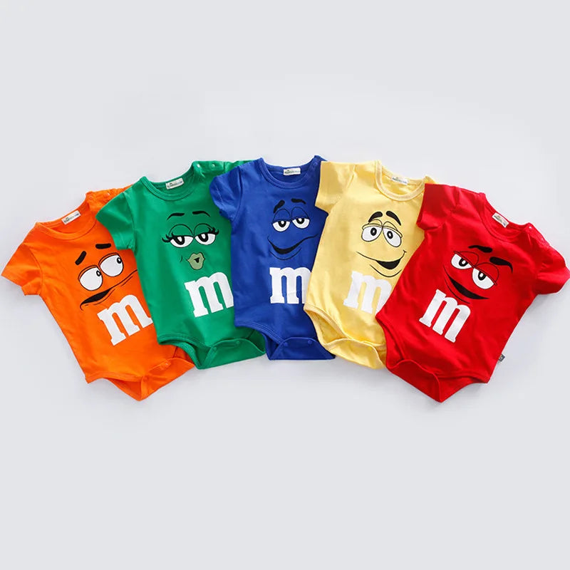 Cotton Baby Romper – Unisex Short Sleeve Bodysuit for Summer - Pocketful Of Hugs