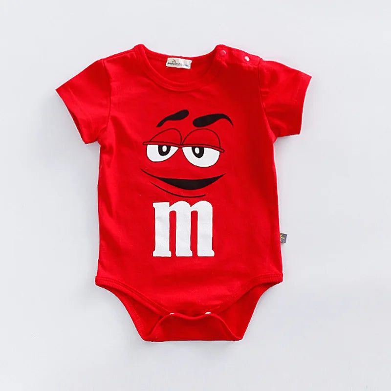 Cotton Baby Romper – Unisex Short Sleeve Bodysuit for Summer - Pocketful Of Hugs