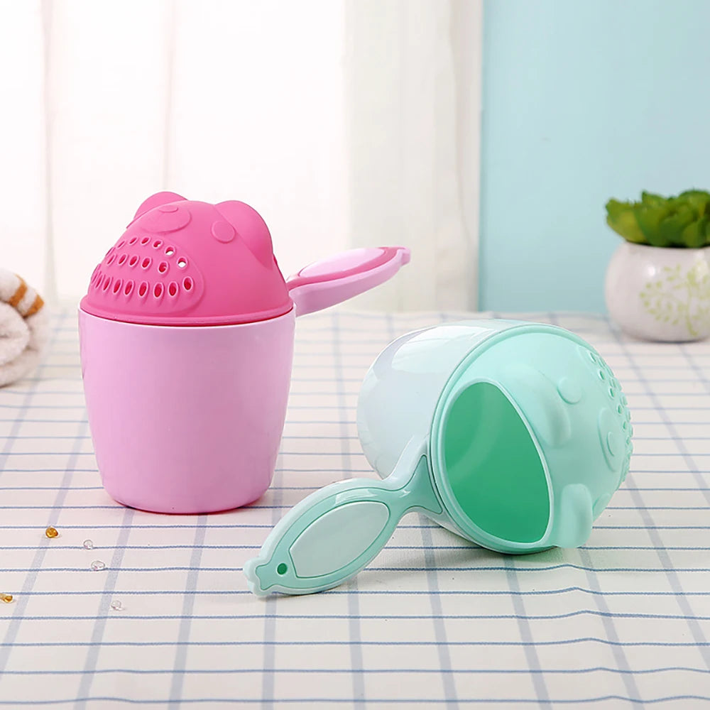 Baby Shampoo Rinse Cup – Cute Cartoon Bath Tool for Toddlers & Kids - Pocketful Of Hugs