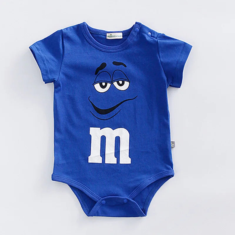 Cotton Baby Romper – Unisex Short Sleeve Bodysuit for Summer - Pocketful Of Hugs
