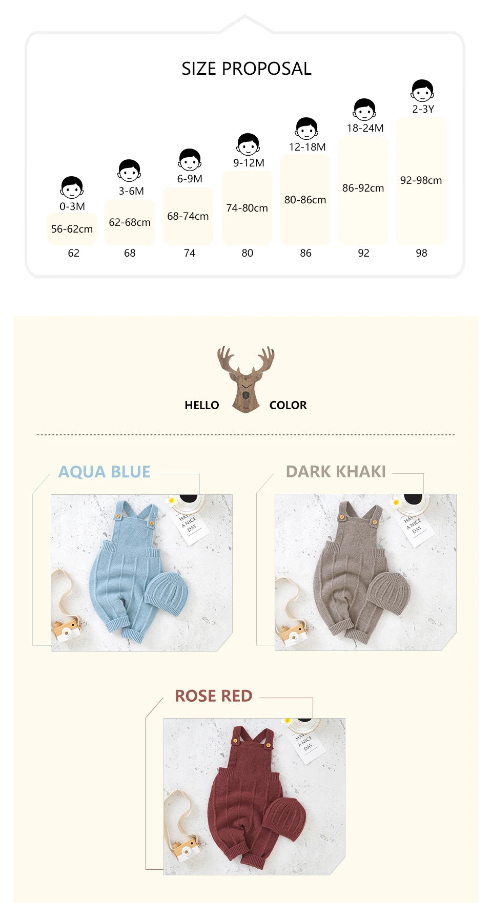 Knitted Baby Romper & Hat Set – Unisex Winter Outfit for Newborns - Pocketful Of Hugs