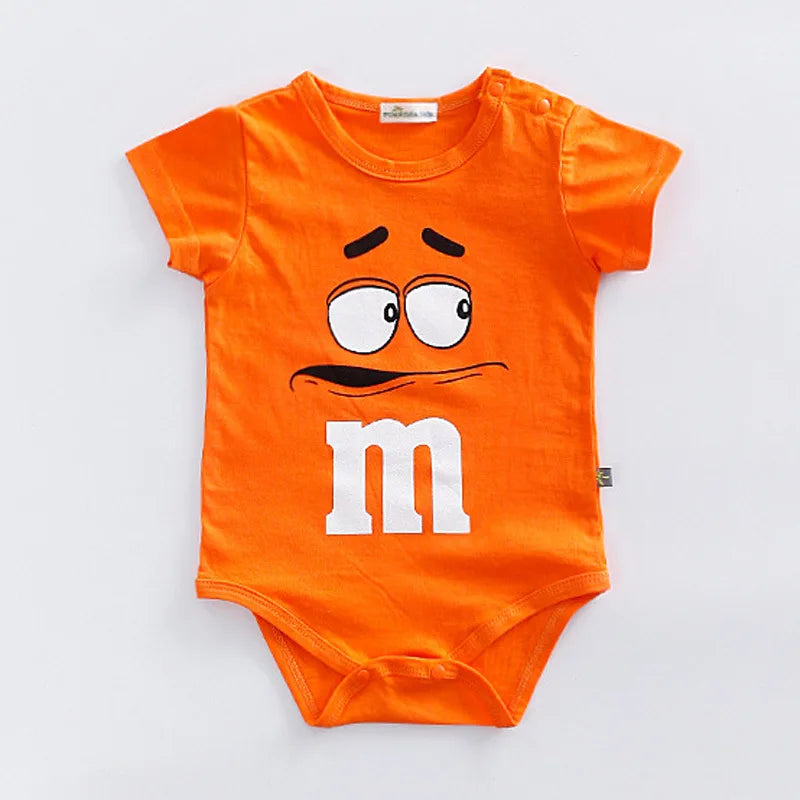 Cotton Baby Romper – Unisex Short Sleeve Bodysuit for Summer - Pocketful Of Hugs