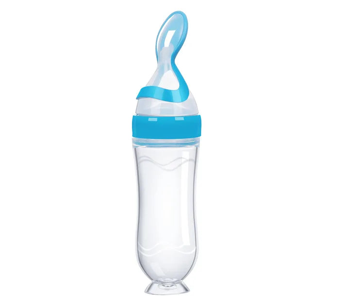 Silicone Baby Feeding Spoon – Dolphin Design Rice Cereal Dropper for Newborns - Pocketful Of Hugs